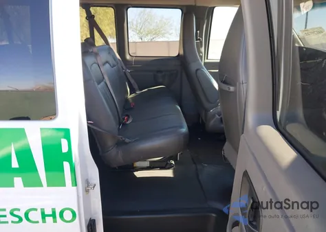 2022 Chevrolet Express Passenger Rwd 2500 Regular Wheelbase Ls from USA, damaged, VIN 1GAWGEFP3N1179670